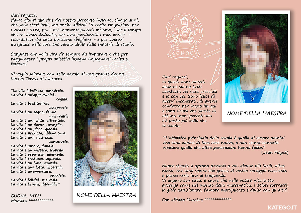 design e stampa album fine scuola - katego.it