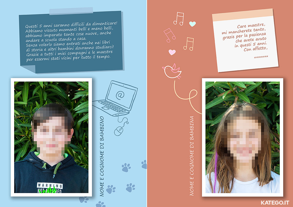design e stampa album fine scuola - katego.it