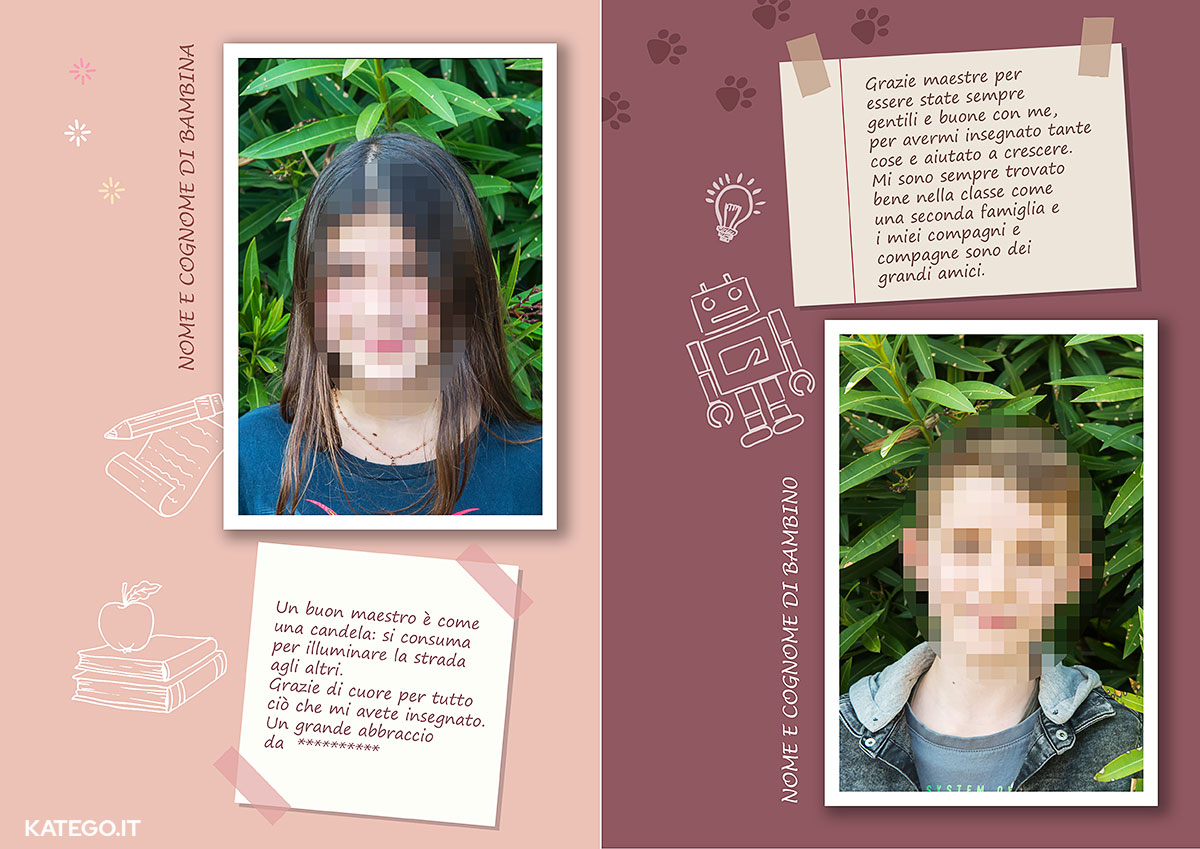 design e stampa album fine scuola - katego.it