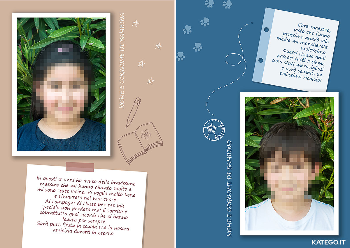 design e stampa album fine scuola - katego.it