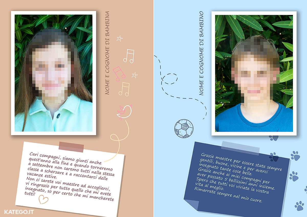 design e stampa album fine scuola - katego.it
