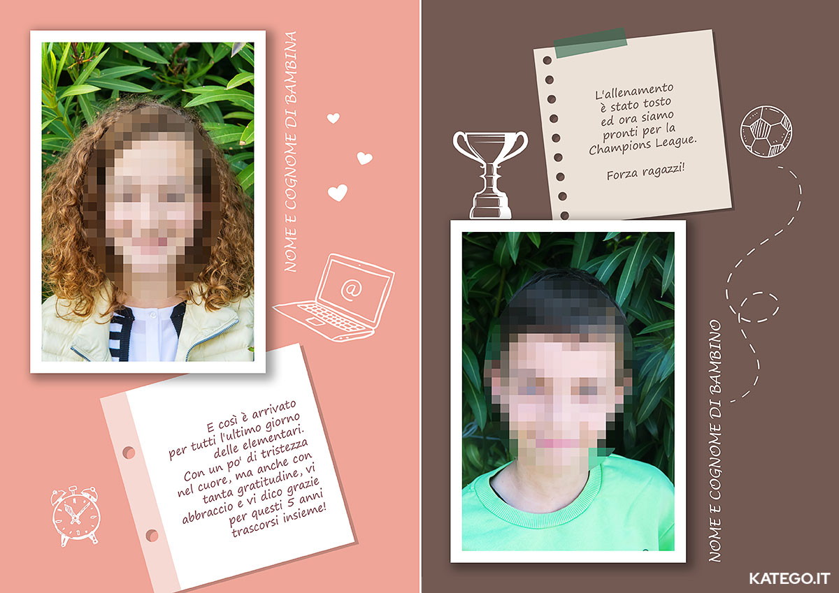 design e stampa album fine scuola - katego.it
