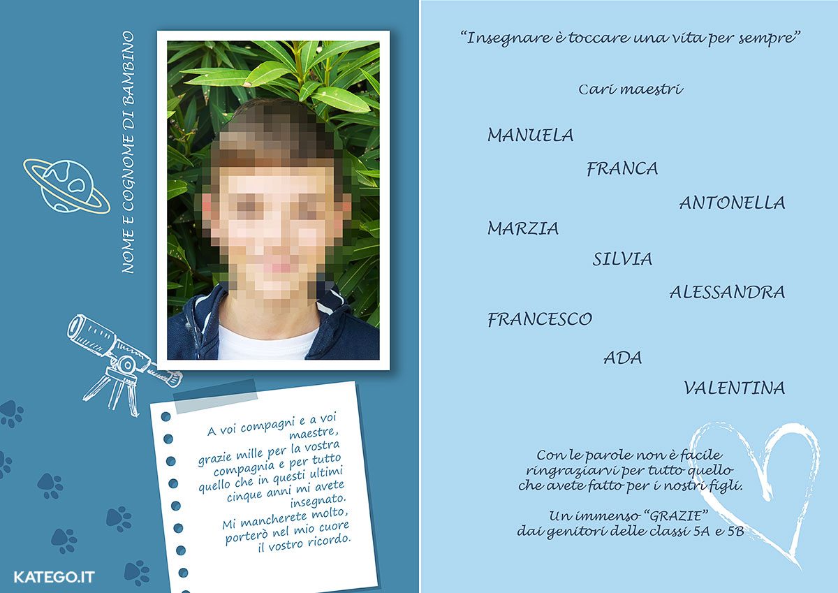 design e stampa album fine scuola - katego.it