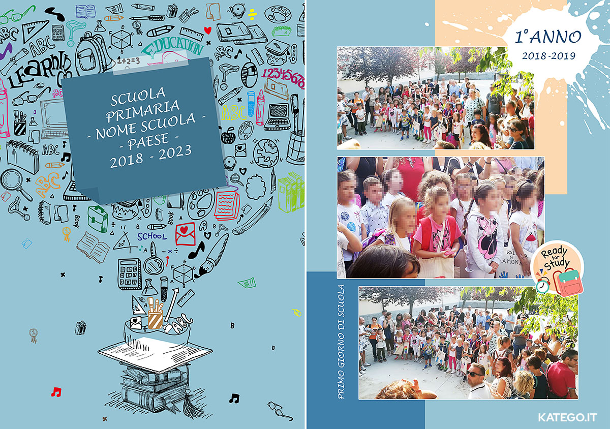 design e stampa album fine scuola - katego.it