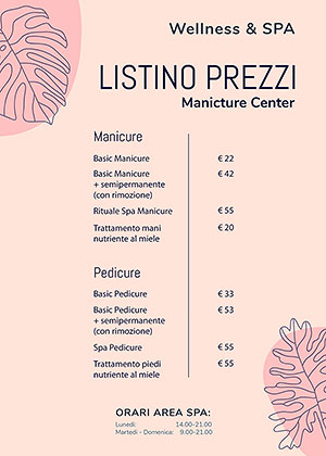 listino spa per hotel - katego.it