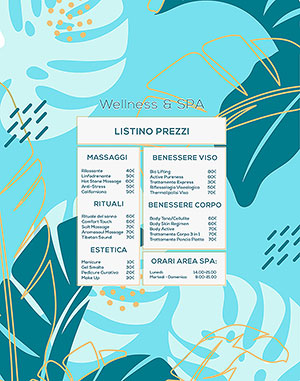 listino spa per hotel - katego.it