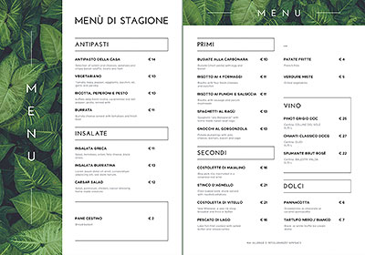 menu ristorante - katego.it